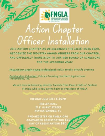 July 26 Action Chapter Installation 
