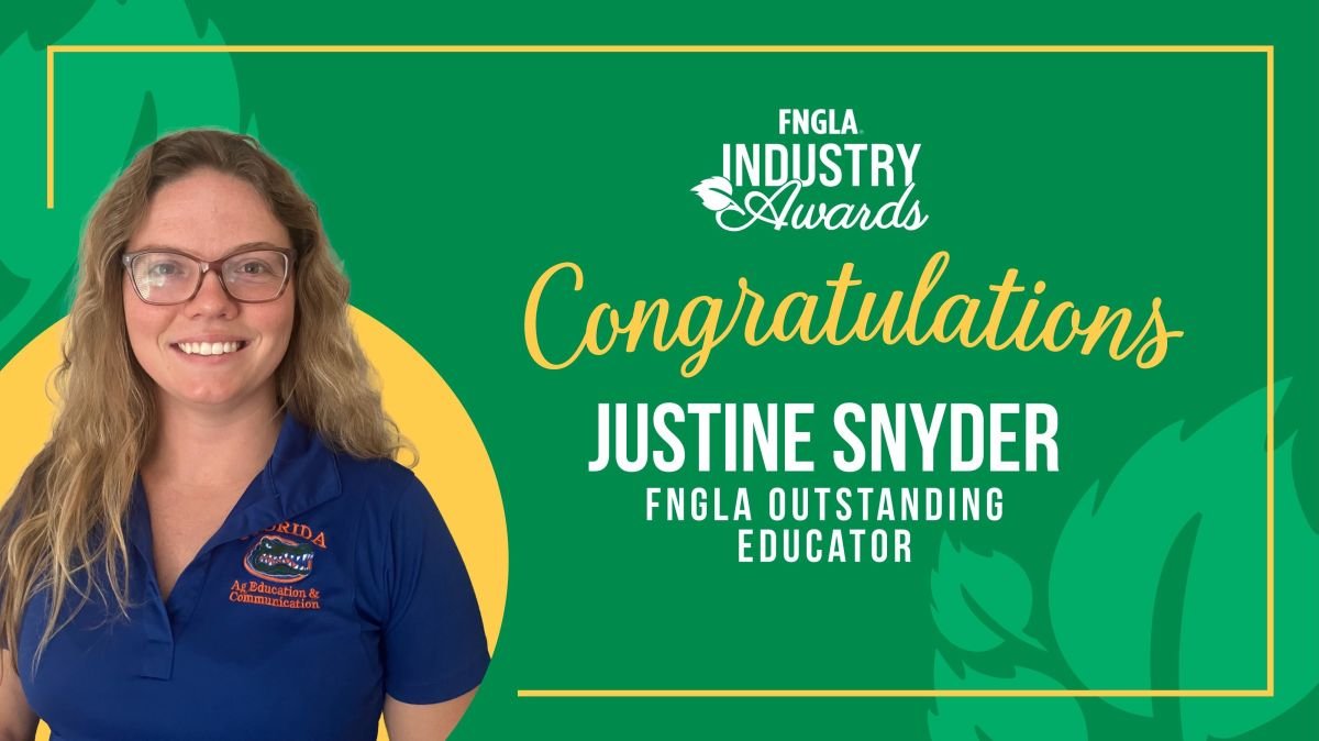 2026 FNGLA Outstanding Educator Justine Snyder