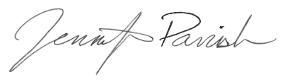 Jennifer Parrish Signature