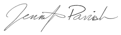 Jennifer Parrish Signature